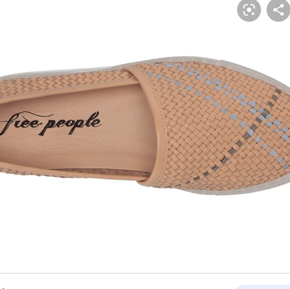 Free People Natural Santorini Leather Slip ons - 9 - Picture 2 of 13
